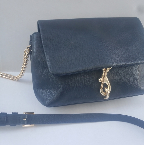 Rebecca Minkoff Flap Crossbody Bag Black - Picture 10 of 12